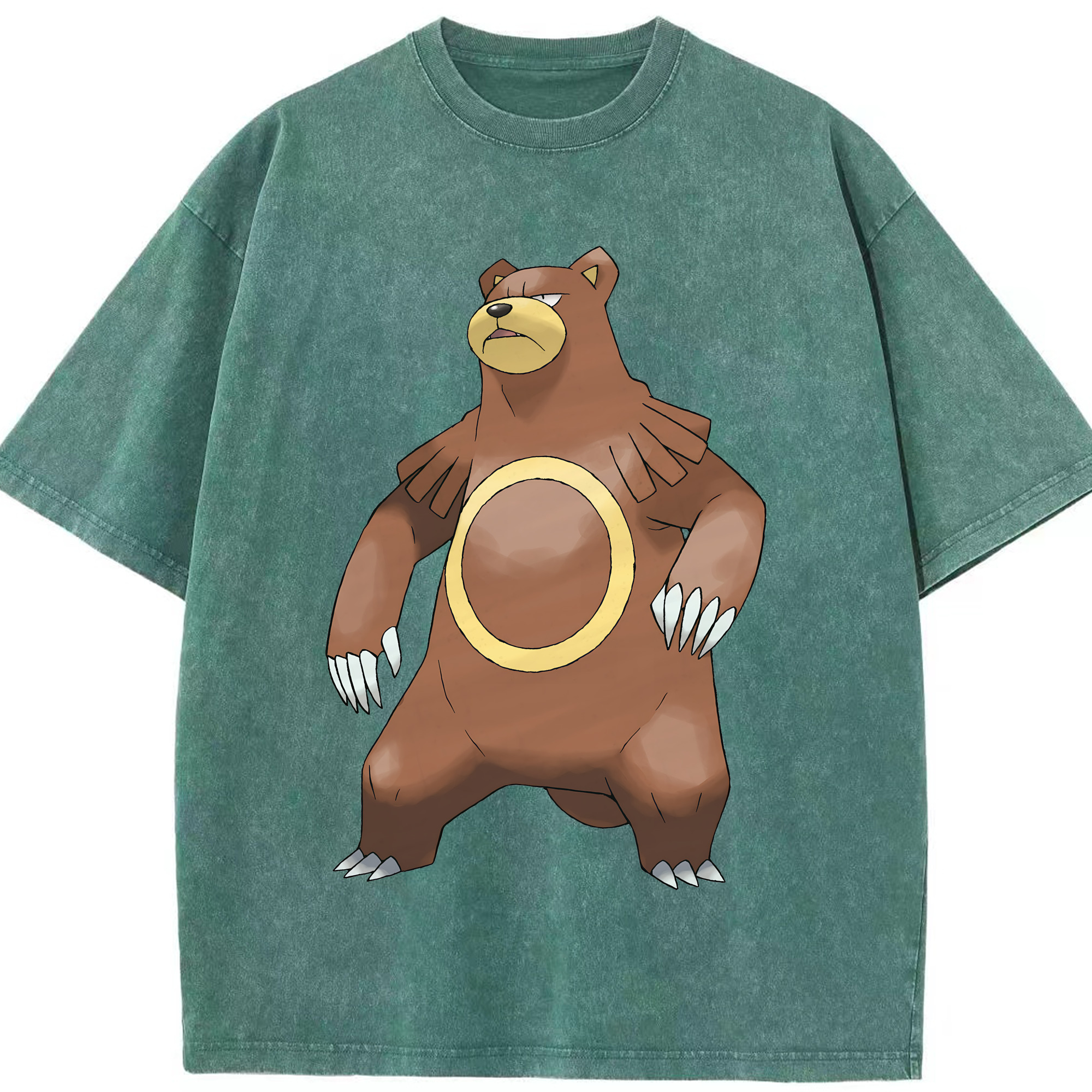 （画像用） ポケットモンスター Pokémon 綿100% ヴィンテージ風 半袖Tシャツ（フロントプリント）